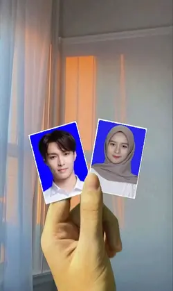 bugis latar biru