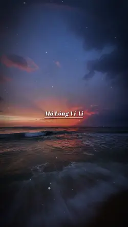 Mở Lòng Vì Ai