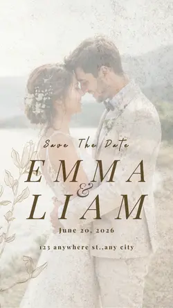 Wedding invitation 
