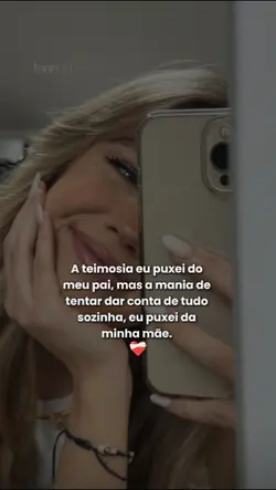 A teimosia eu puxei