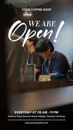 We Are Open