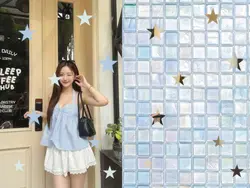 stars dots blue