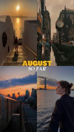 AUGUST SO FAR