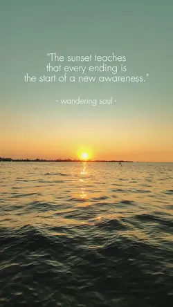 quote sunset