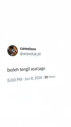 boleh tengil asal ja