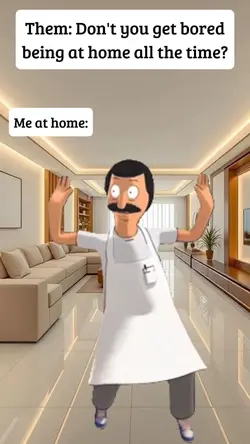me at home