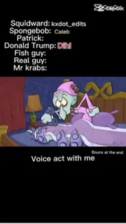 SpongeBob voice act