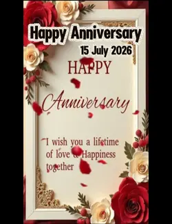 anniversary 15 july