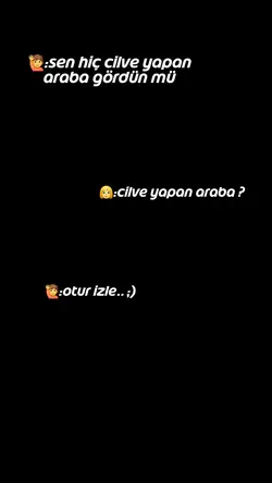 cilve yapan araba 