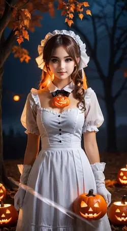 ハロウィンコスプレAI美女
