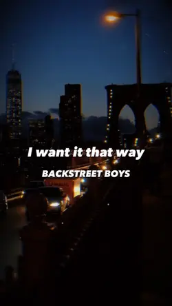 I want it that way