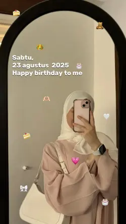 23 agustus,HBD TO ME