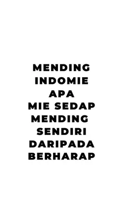 Mending indomie apa