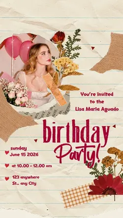  Birthday invitation