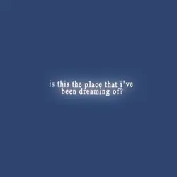somewhere only we kn