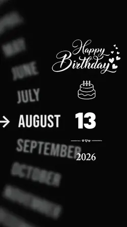 BDAY SON 13 AUGUST