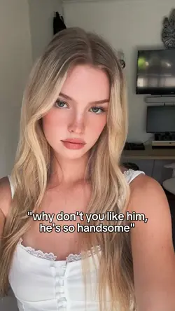 He's handsome