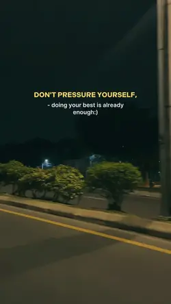 Don't pressure..