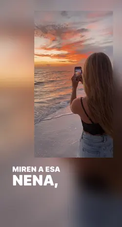 miren a esa nena