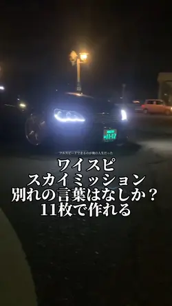 11/27 スカイミッションラストシーン