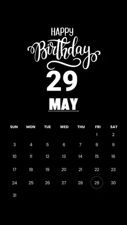 HBD 29 MAY 2026