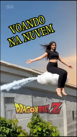 voando na nuvem
