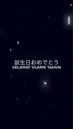 Selamat ulang tahun