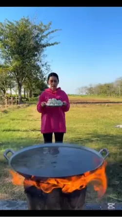 Egg on fire 