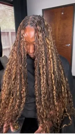 Boho indie locs