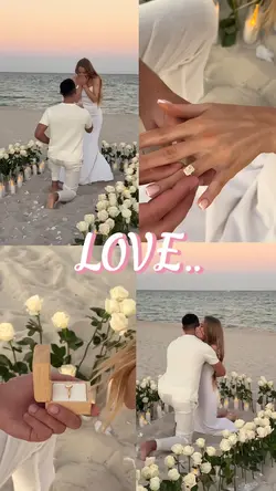 Couple proposal-love