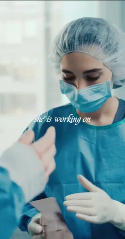 she is working on