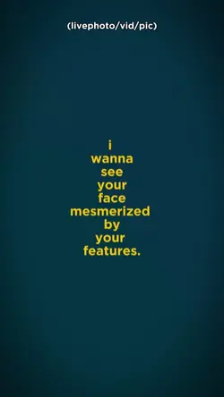 See your face