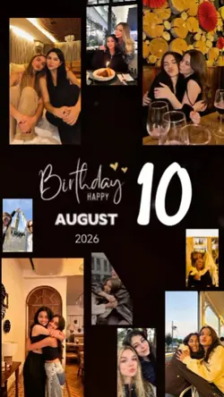 Birthday 10 August
