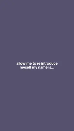 allow me to reintro
