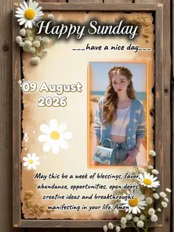 sunday 09 aug
