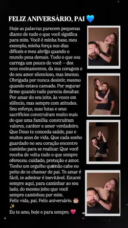 Parabéns pai 