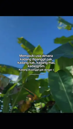 Memasuki usia di man