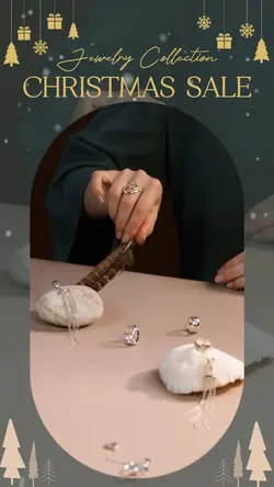 Jewelry Collection Christmas Sale in Minimalist Style
