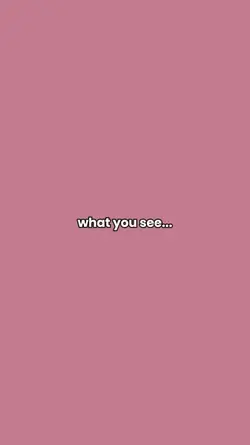 what I see