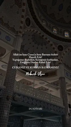 Kurban ve Cuma