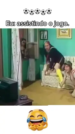 eu assistindo o jogo