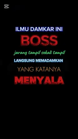 ilmu damkar boss