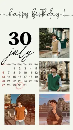 BIRTHDAY 30 JULY
