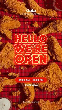 We Are Open Hot