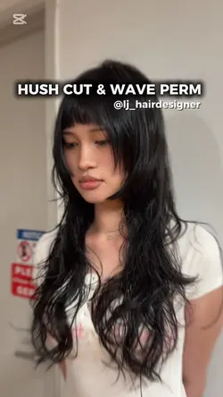 Hush cut & wave perm