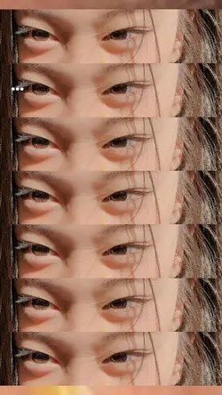 her eyes