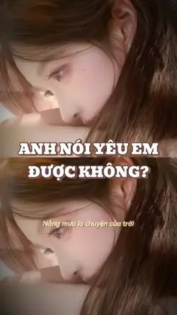 Anh nói yêu e dc ko?