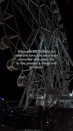 stay positive