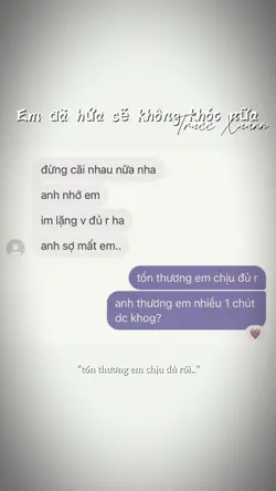 Em đã hứa .. 
