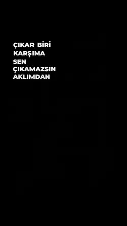 Sen çıkamazsın